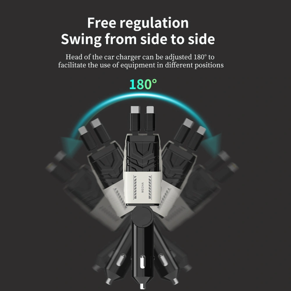Four in one rope car charger - Code: CMH-02