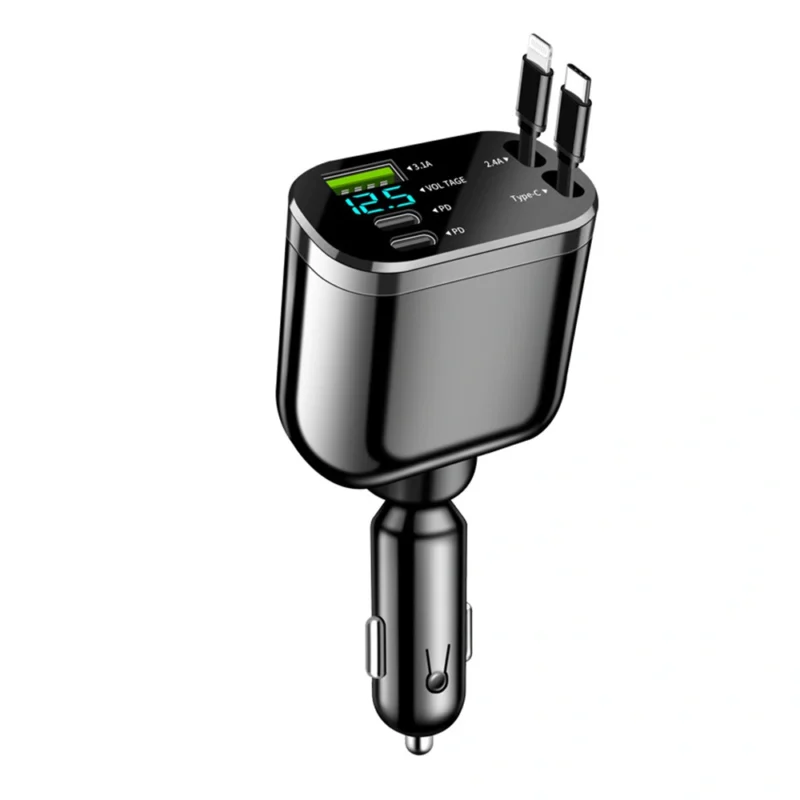Four in one rope car charger - Code: CMH-04