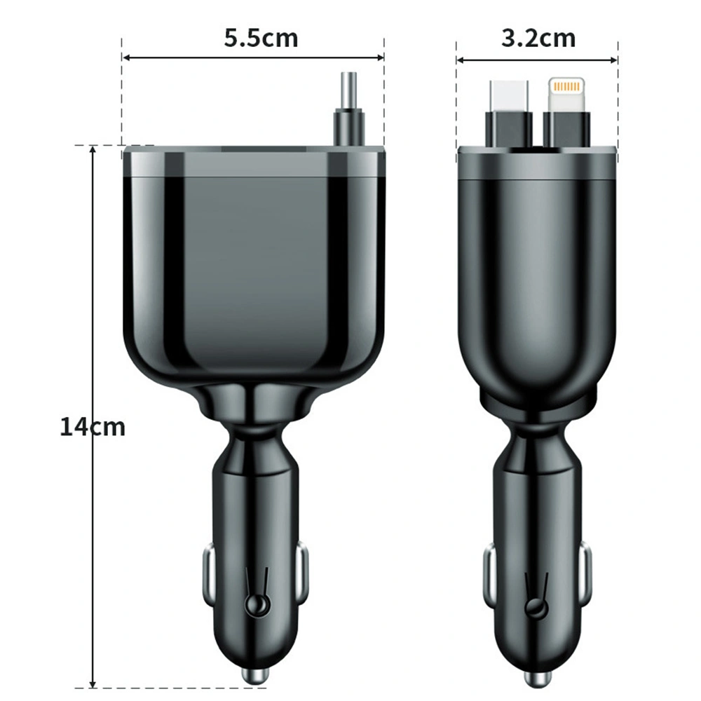 Four in one rope car charger - Code: CMH-04