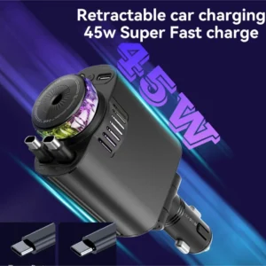 Starlight Multi-in-One Car Charging Rope with Fragrance