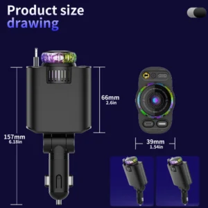Starlight Multi-in-One Car Charging Rope with Fragrance