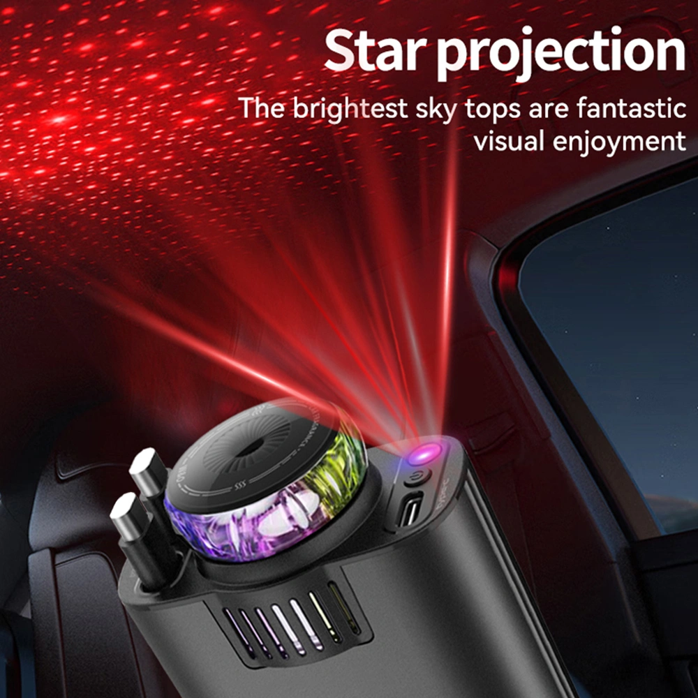 Starlight Multi-in-One Car Charging Rope with Fragrance