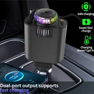 Starlight Multi-in-One Car Charging Rope with Fragrance