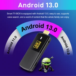 GO TV Stick H96Max M3 | Android 13 – WiFi 6 – 2GB RAM – 16GB ROM