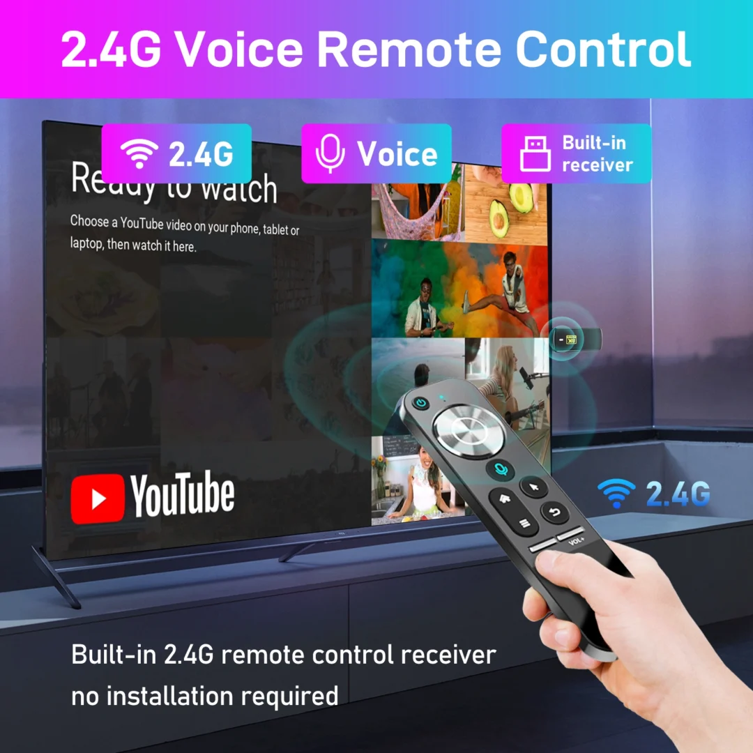 GO TV Stick H96Max M3 | Android 13 – WiFi 6 – 2GB RAM – 16GB ROM