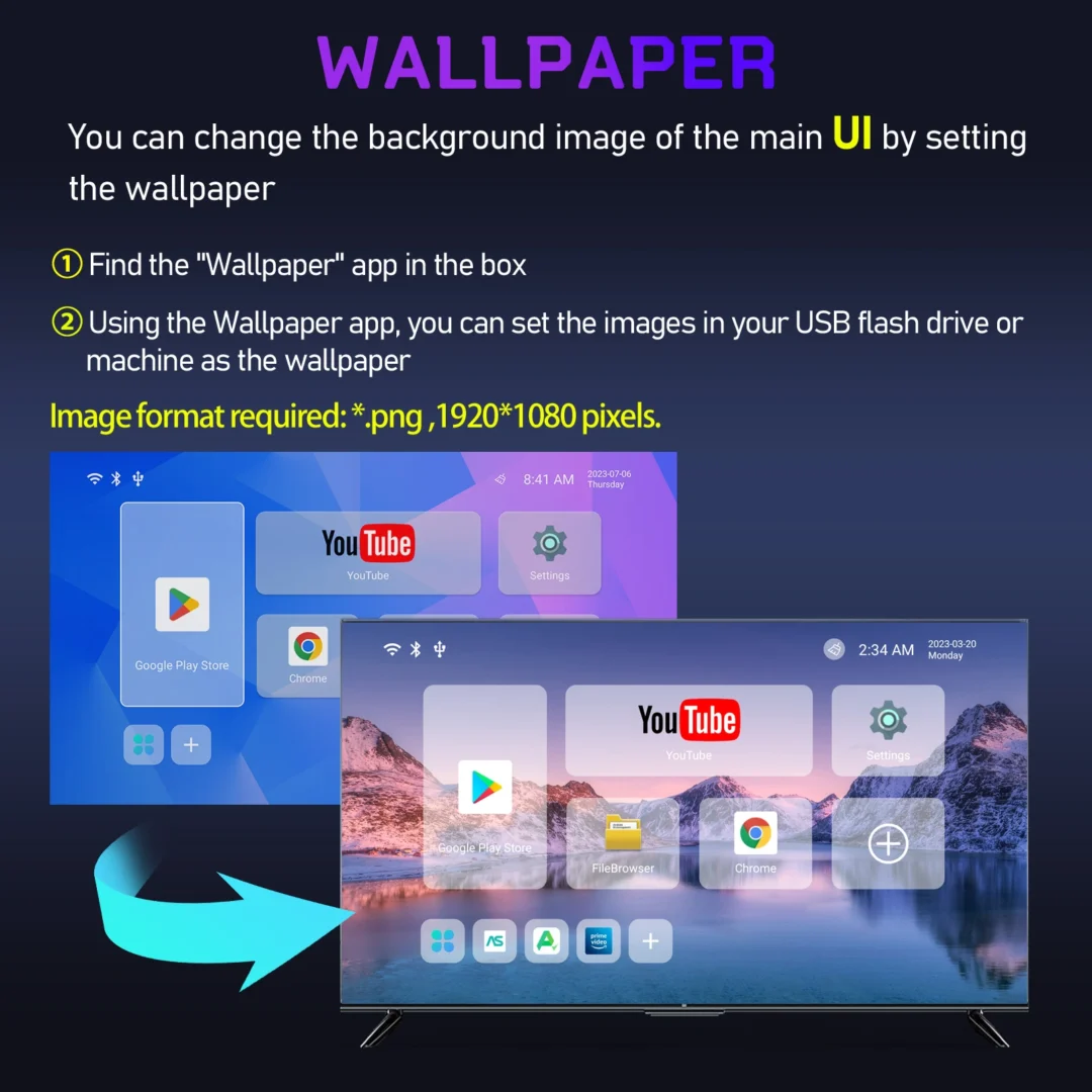GO TV Stick H96Max M3 | Android 13 – WiFi 6 – 2GB RAM – 16GB ROM