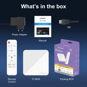 GO TV Stick H96Max H313 Allwinner | Android 14 – WiFi 6 – 2GB RAM – 16GB ROM